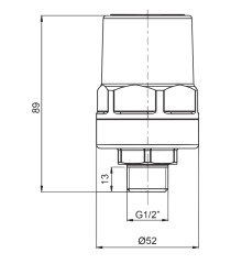 Амортизатор гидроударов Roho R1250-050 - 1/2